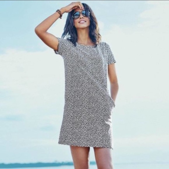 Boden Black and White Mini Dress - Picture 5 of 7